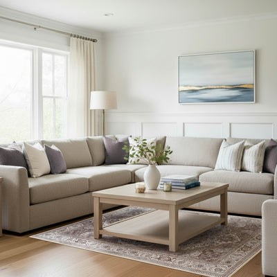 Rylan Dream Mink Printed Chenille Rugs