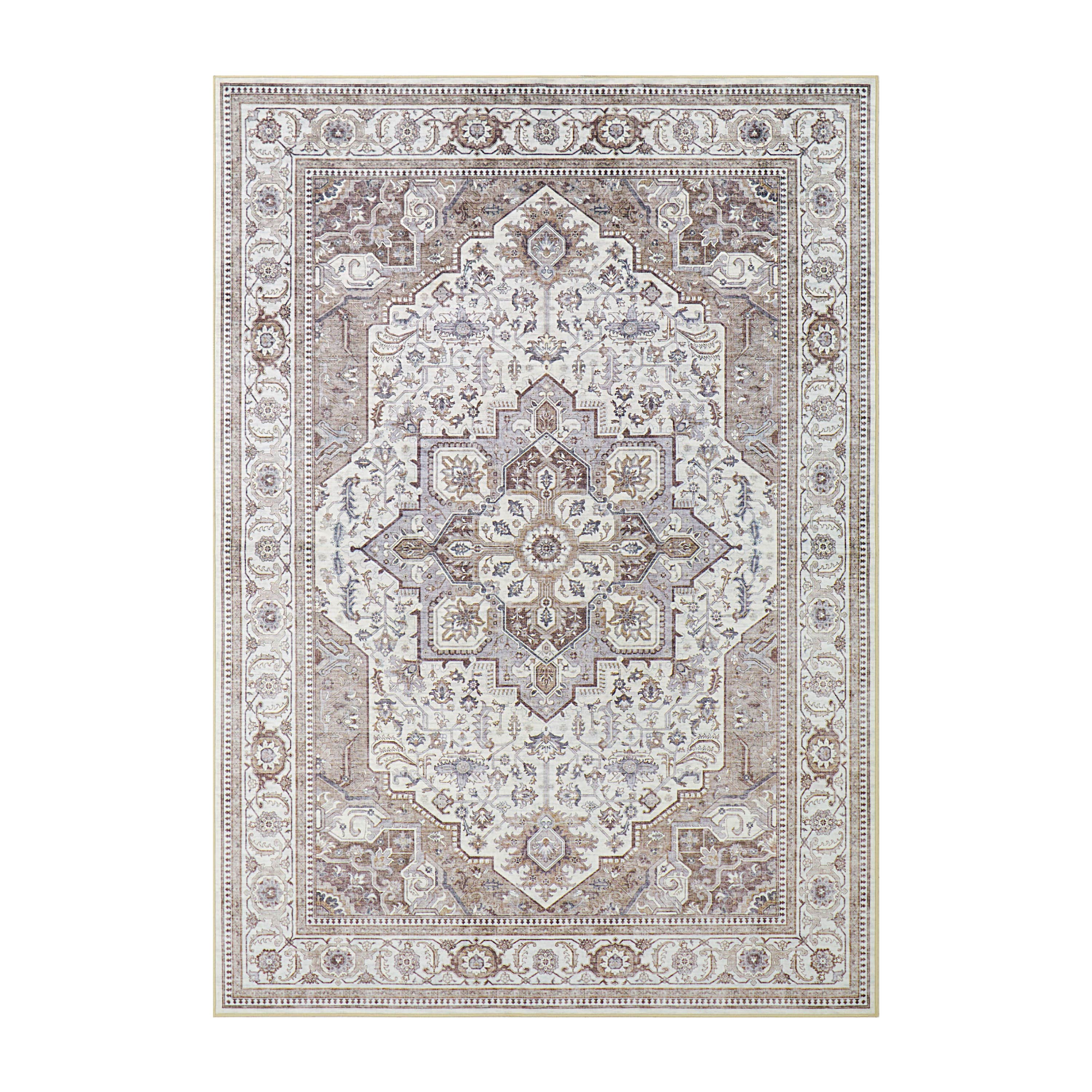 Rylan Dream Mink Printed Chenille Rugs