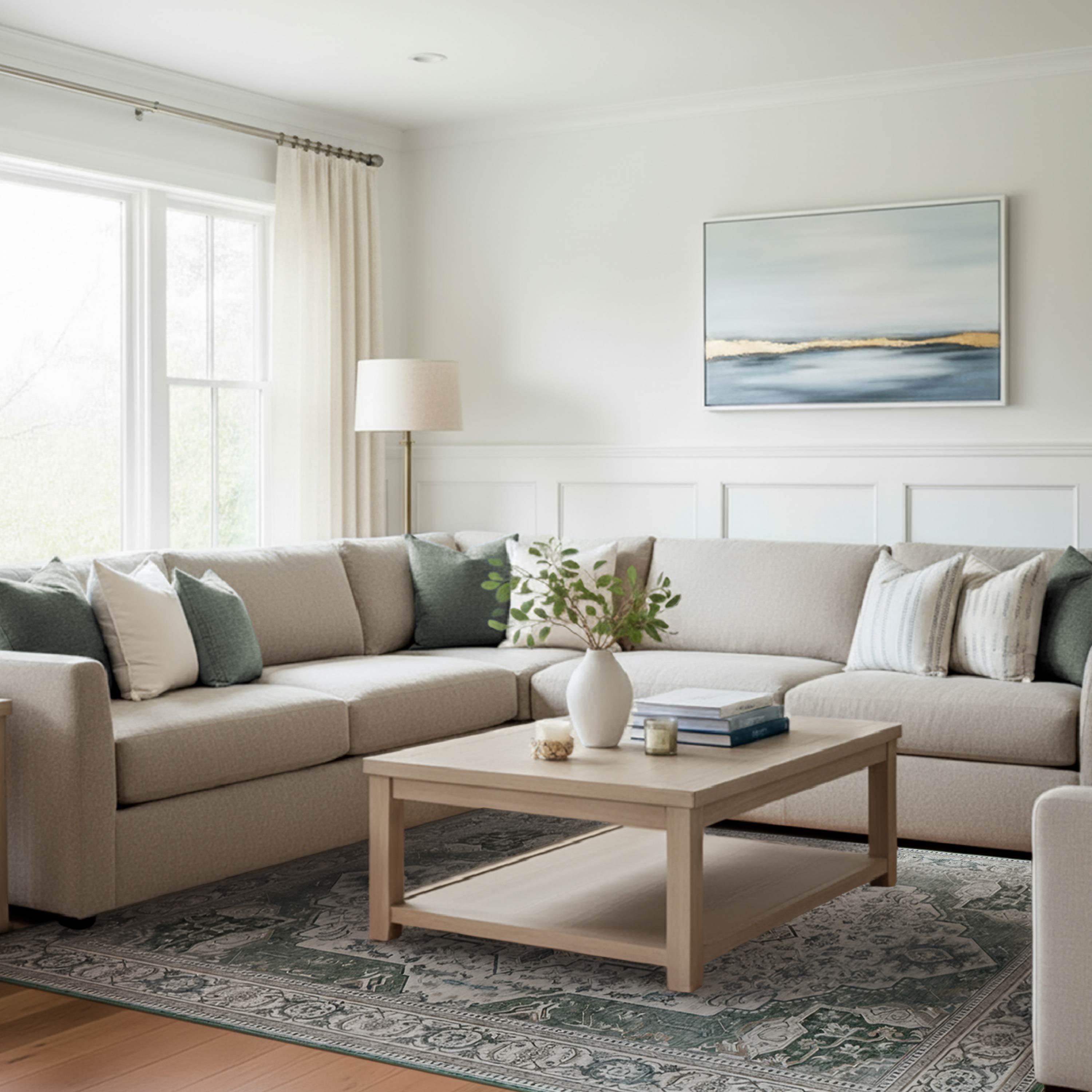 Rylan Dream Mink Printed Chenille Rugs