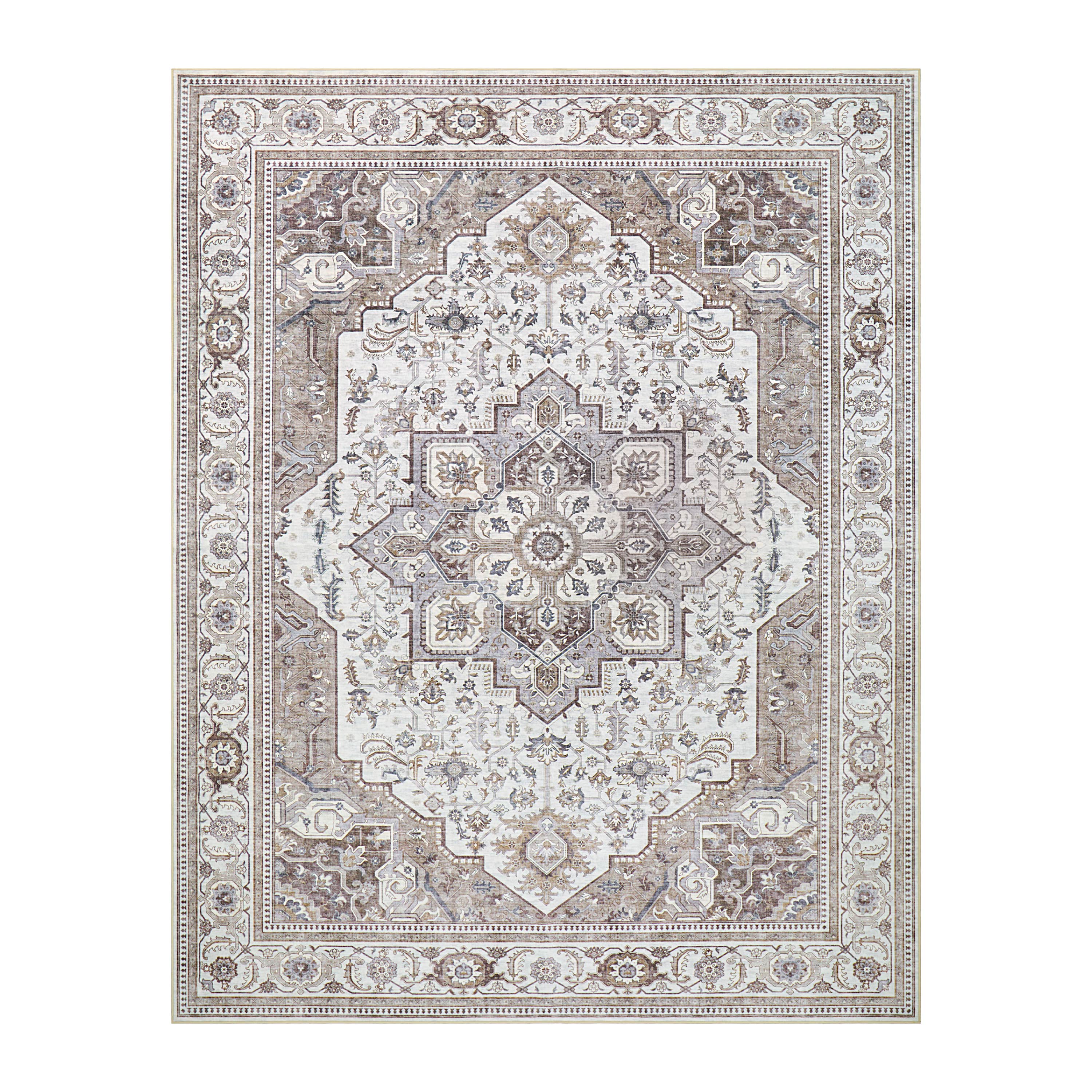Rylan Dream Mink Printed Chenille Rugs