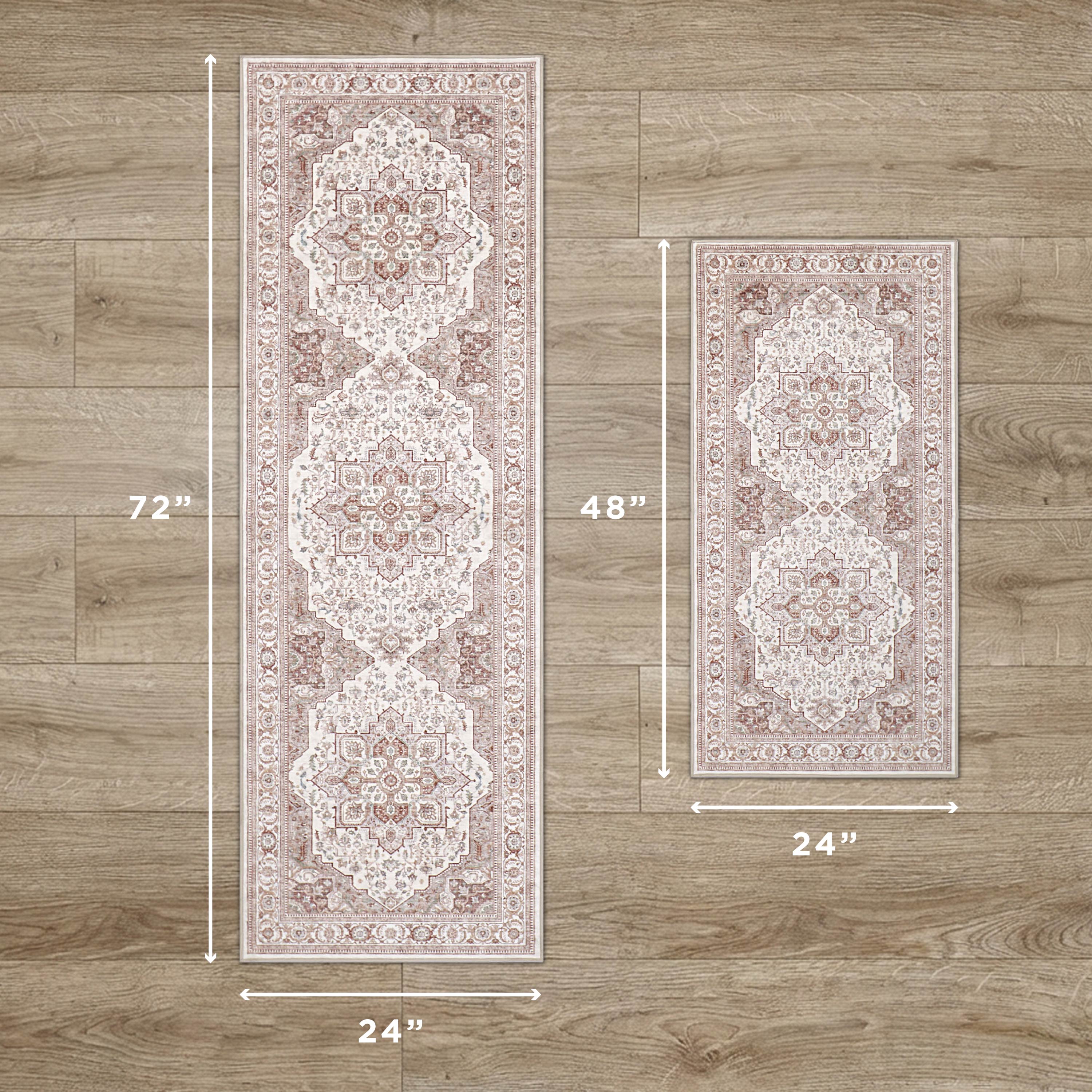 Rylan Dream Mink Printed Chenille Rugs