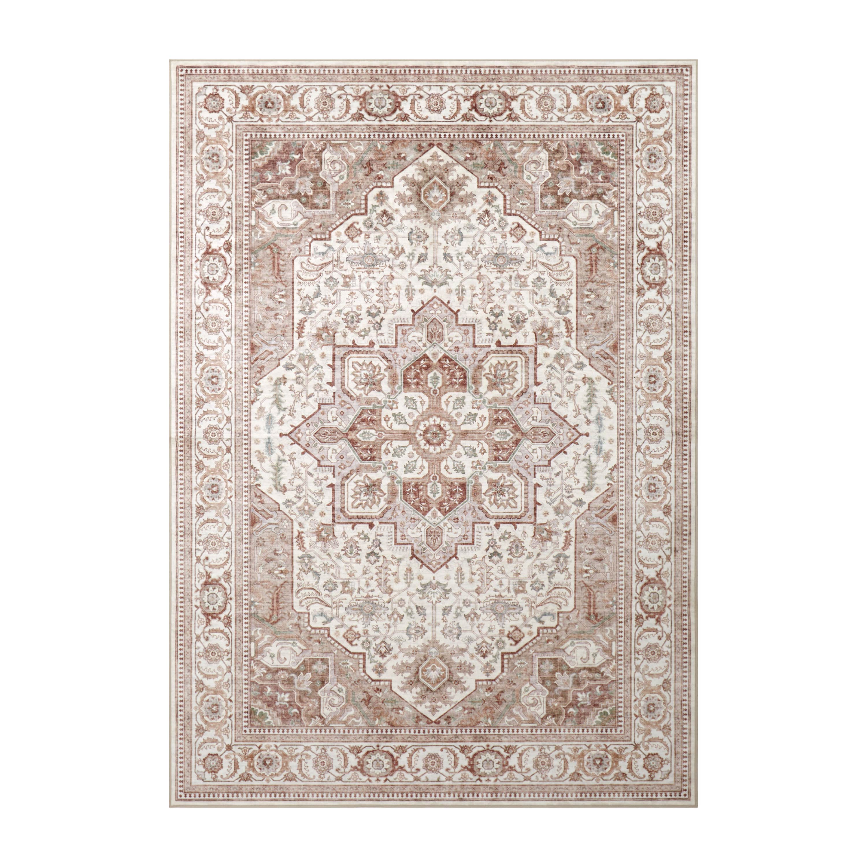 Rylan Dream Mink Printed Chenille Rugs