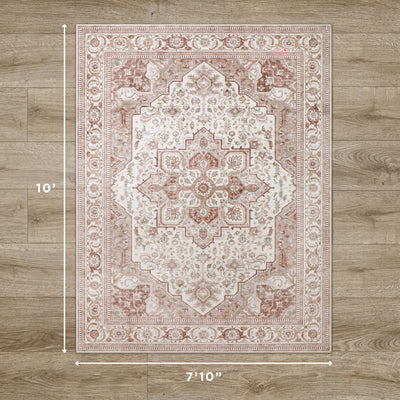 Rylan Dream Mink Printed Chenille Rugs