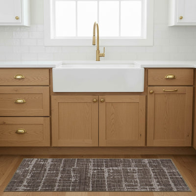 Theo Dream Mink Printed Chenille Rug