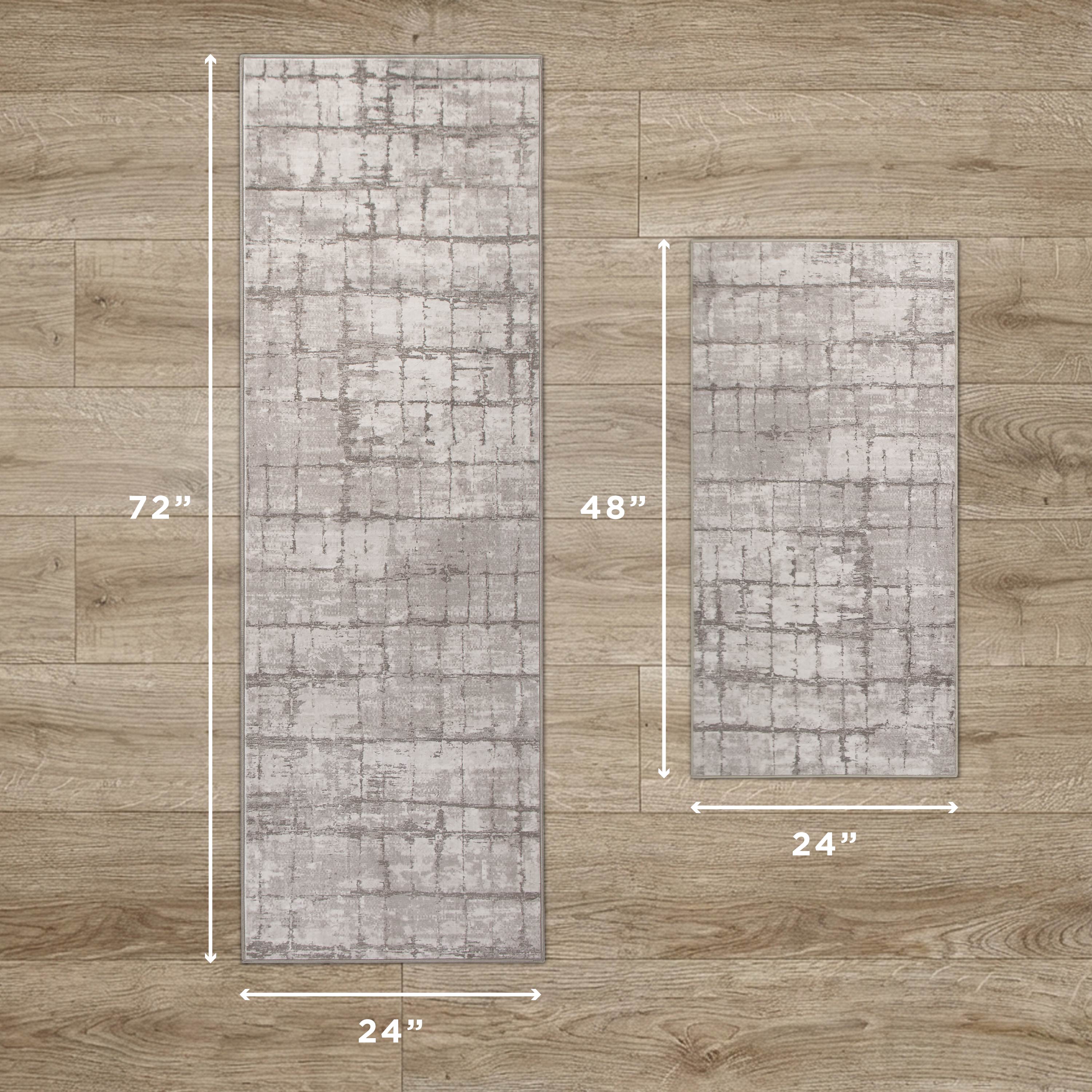 Theo Dream Mink Printed Chenille Rug