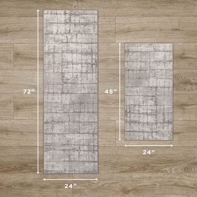 Theo Dream Mink Printed Chenille Rug