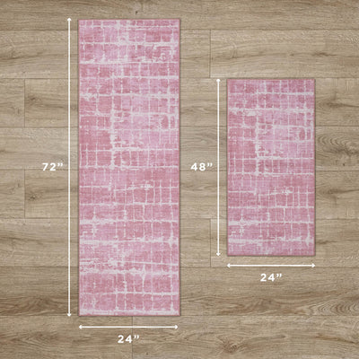 Theo Dream Mink Printed Chenille Rug