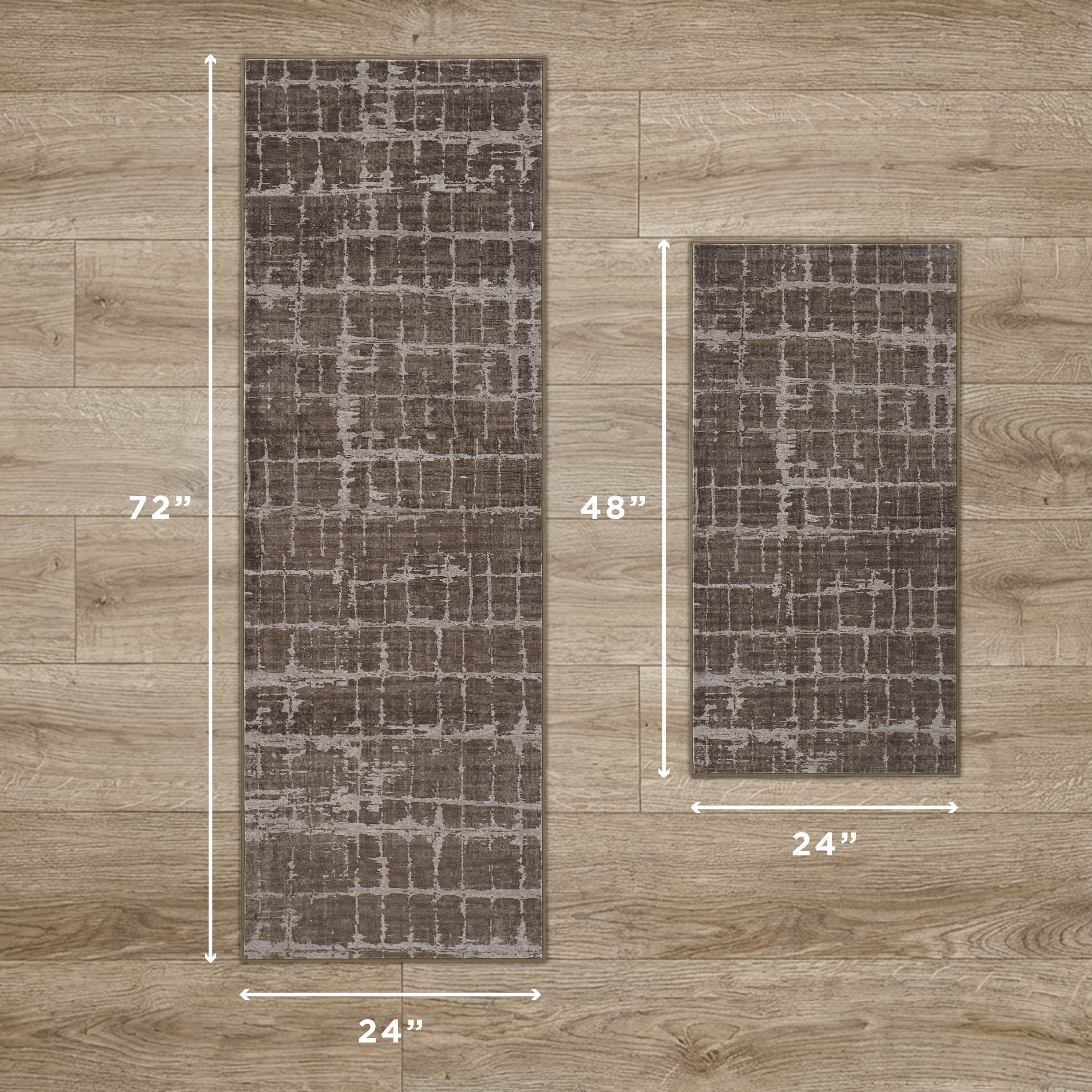 Theo Dream Mink Printed Chenille Rug