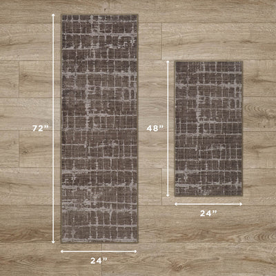 Theo Dream Mink Printed Chenille Rug