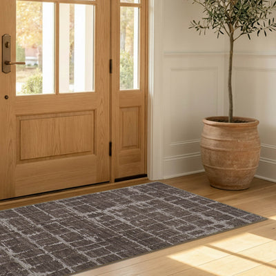Theo Dream Mink Printed Chenille Rug