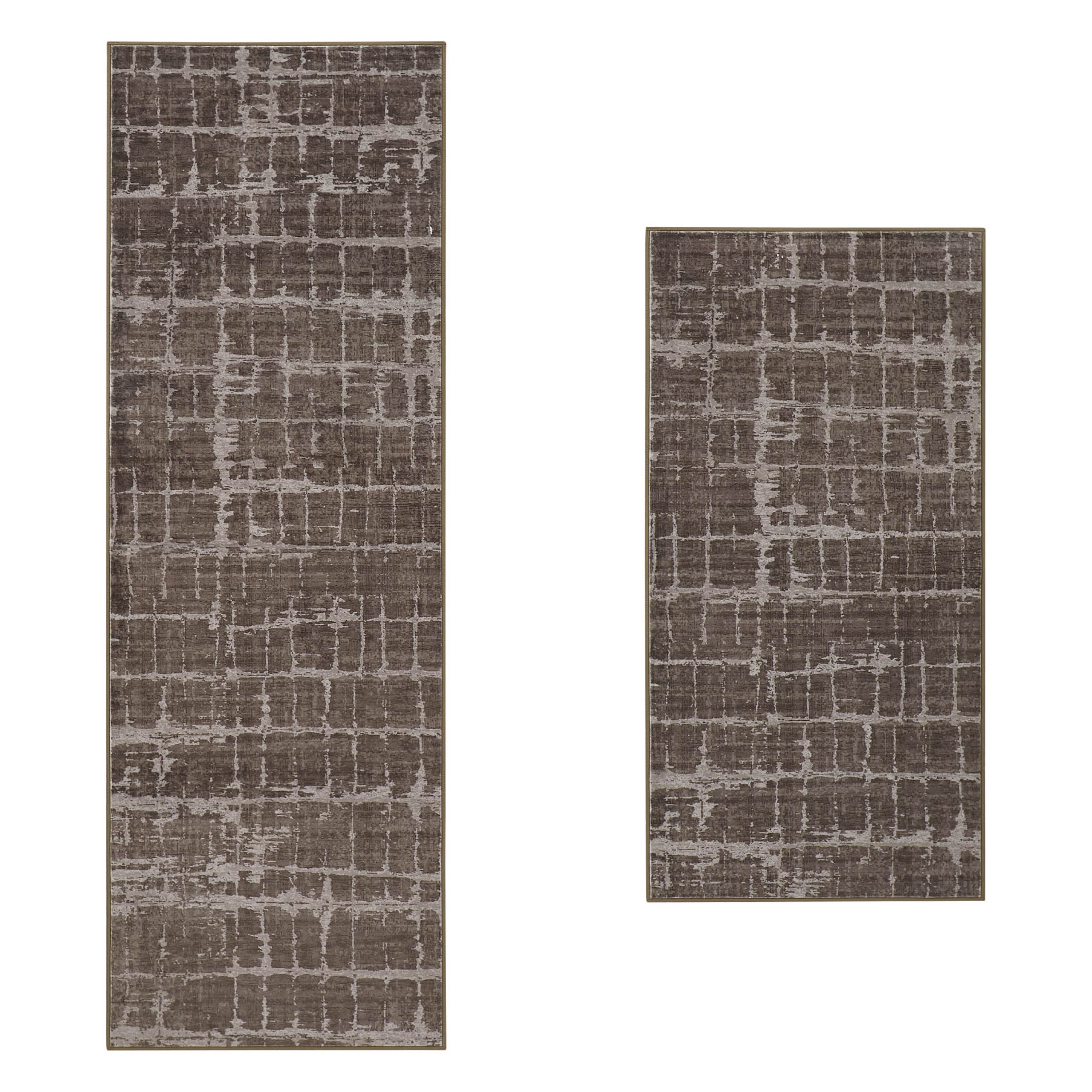 Theo Dream Mink Printed Chenille Rug
