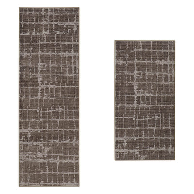 Theo Dream Mink Printed Chenille Rug