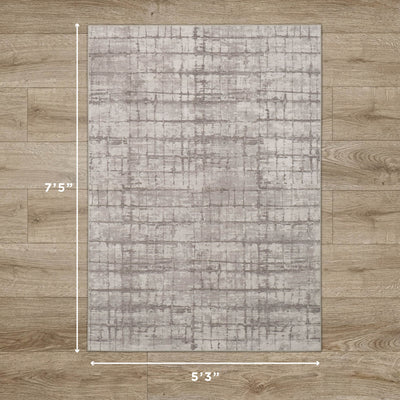 Theo Dream Mink Printed Chenille Rug