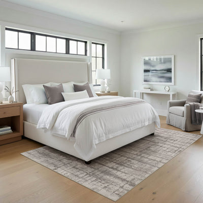Theo Dream Mink Printed Chenille Rug