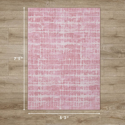 Theo Dream Mink Printed Chenille Rug