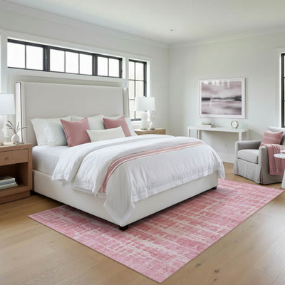 Theo Dream Mink Printed Chenille Rug