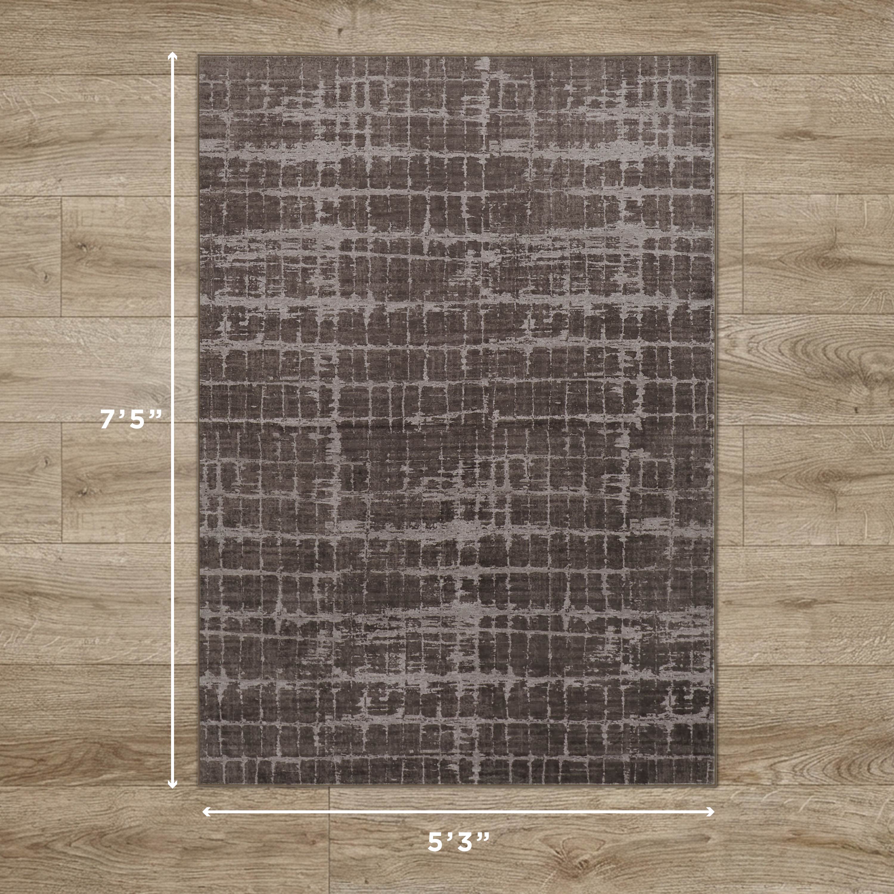 Theo Dream Mink Printed Chenille Rug