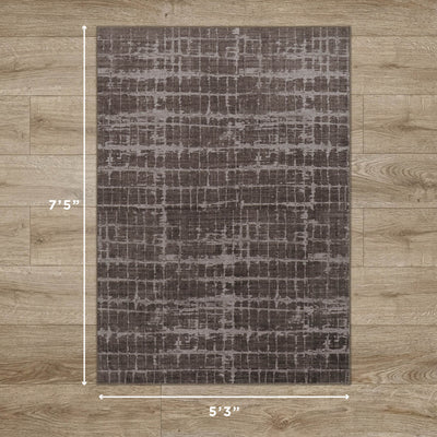 Theo Dream Mink Printed Chenille Rug
