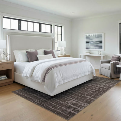 Theo Dream Mink Printed Chenille Rug