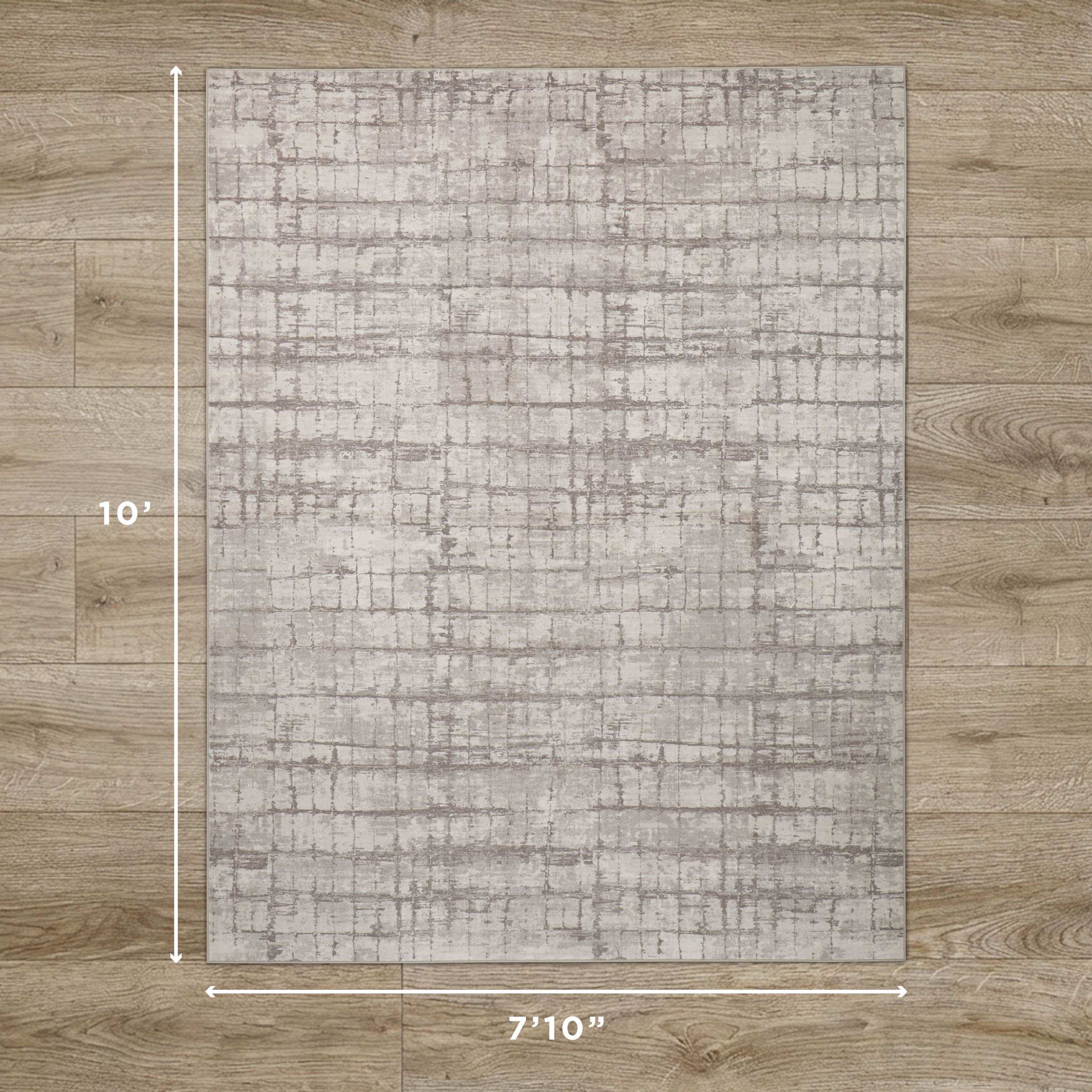 Theo Dream Mink Printed Chenille Rug