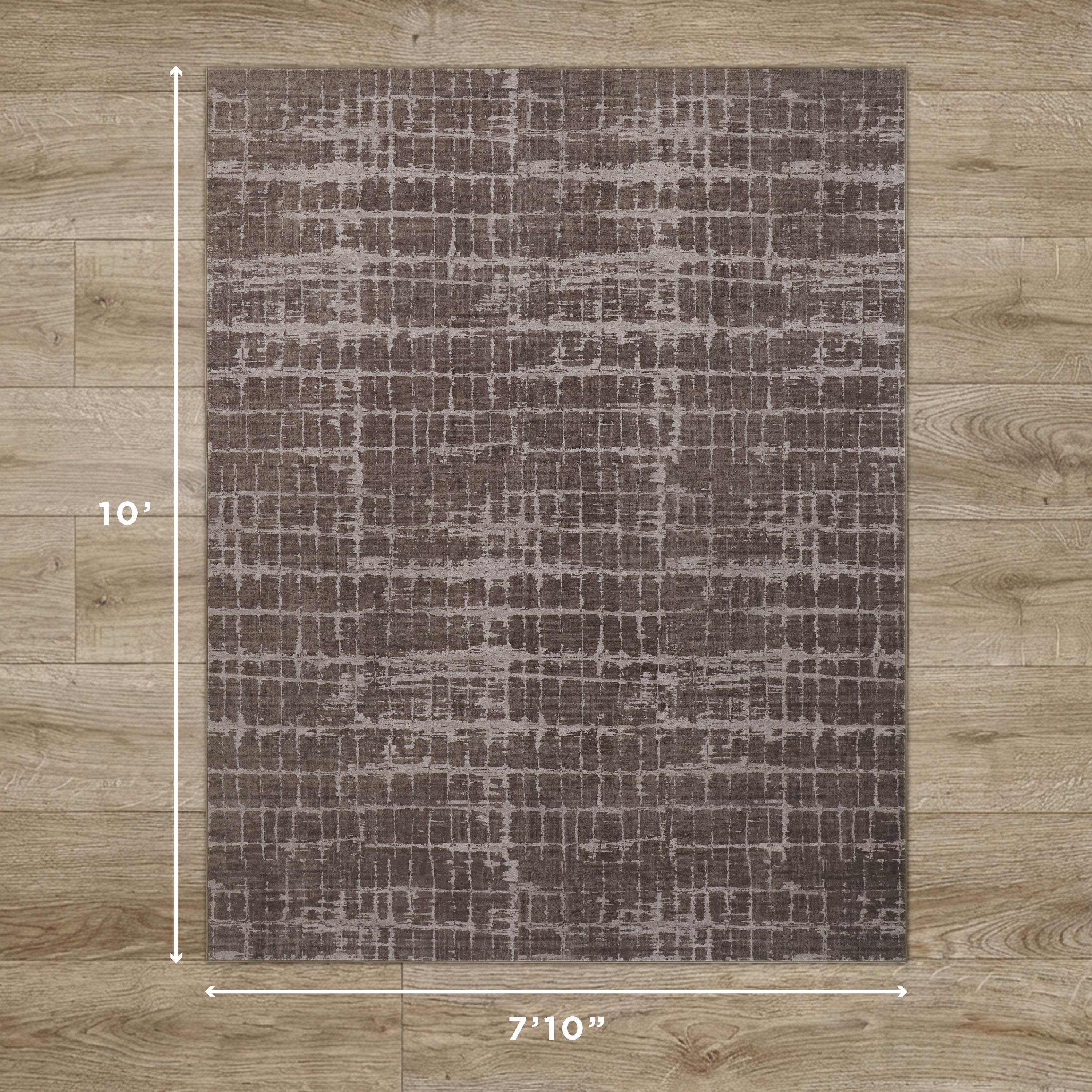 Theo Dream Mink Printed Chenille Rug