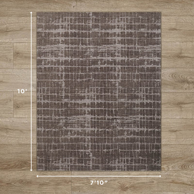Theo Dream Mink Printed Chenille Rug