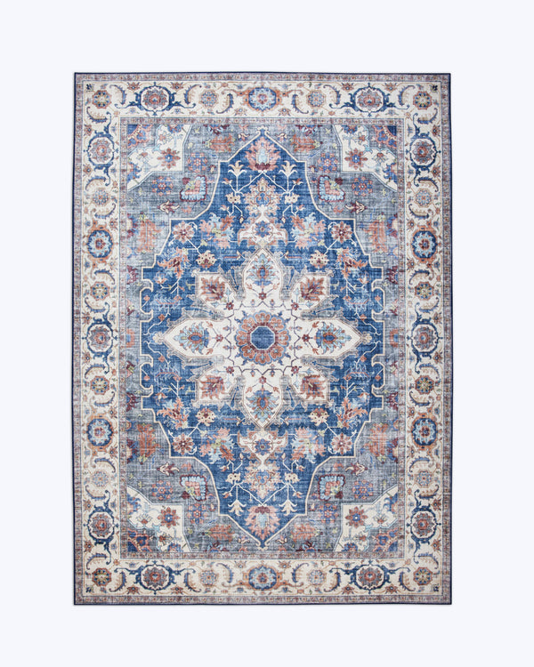 Aliyeh Navy Dream Mink Printed Chenille