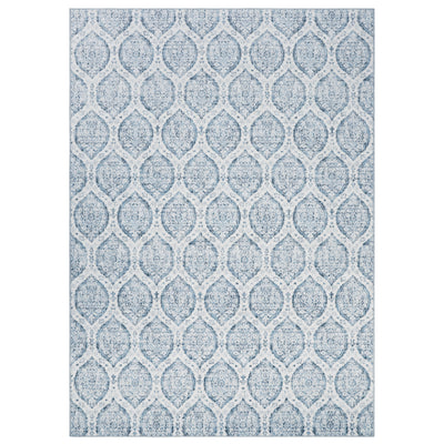 Alisha Aqua Dream Mink Printed Chenille Rugs