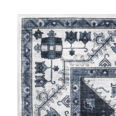 Cyrus Blue Dream Mink Printed Chenille Rug