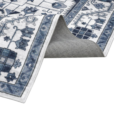 Cyrus Blue Dream Mink Printed Chenille Rug