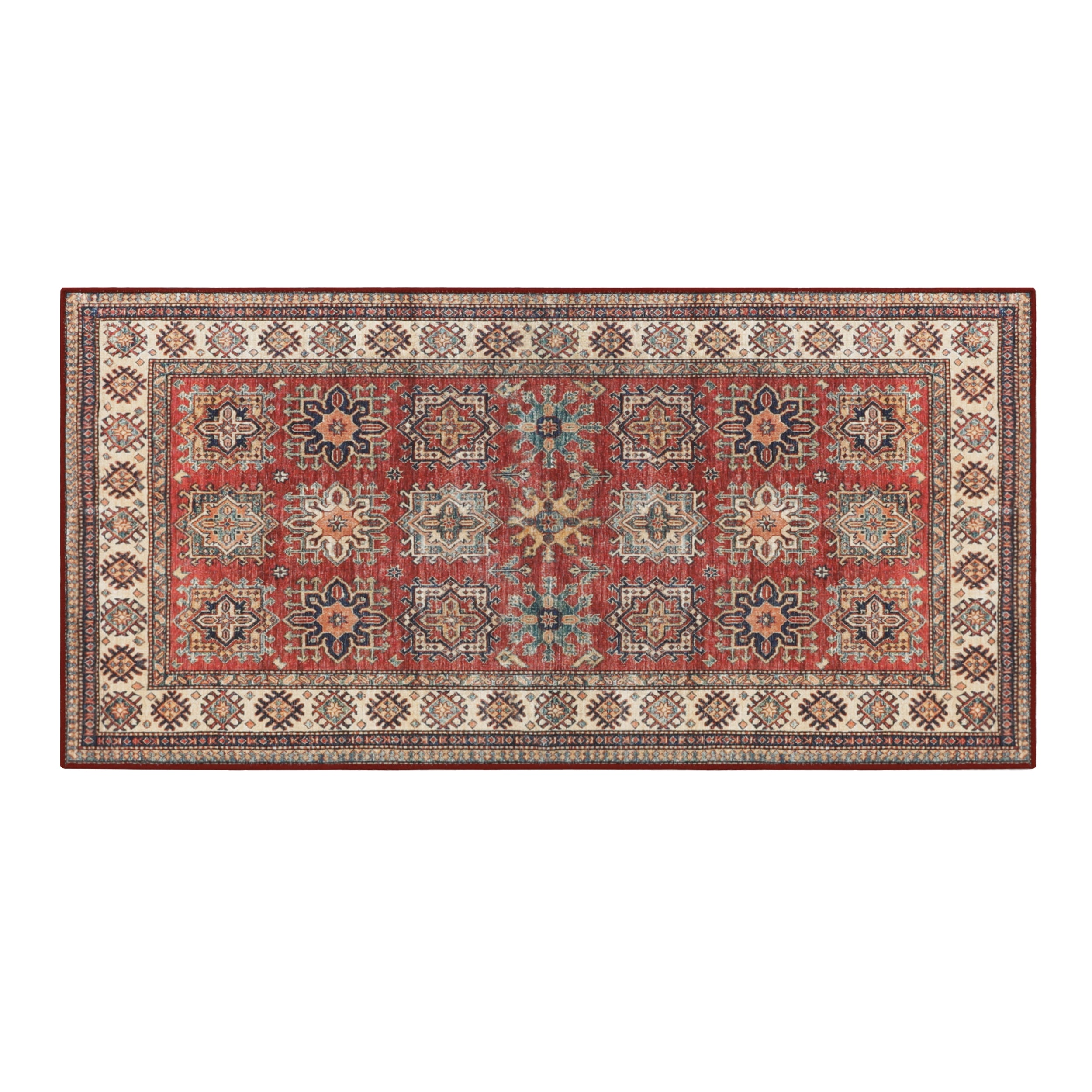 Red Minot Imagine Printed Chenille Rug