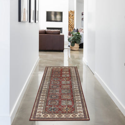 Red Minot Imagine Printed Chenille Rug