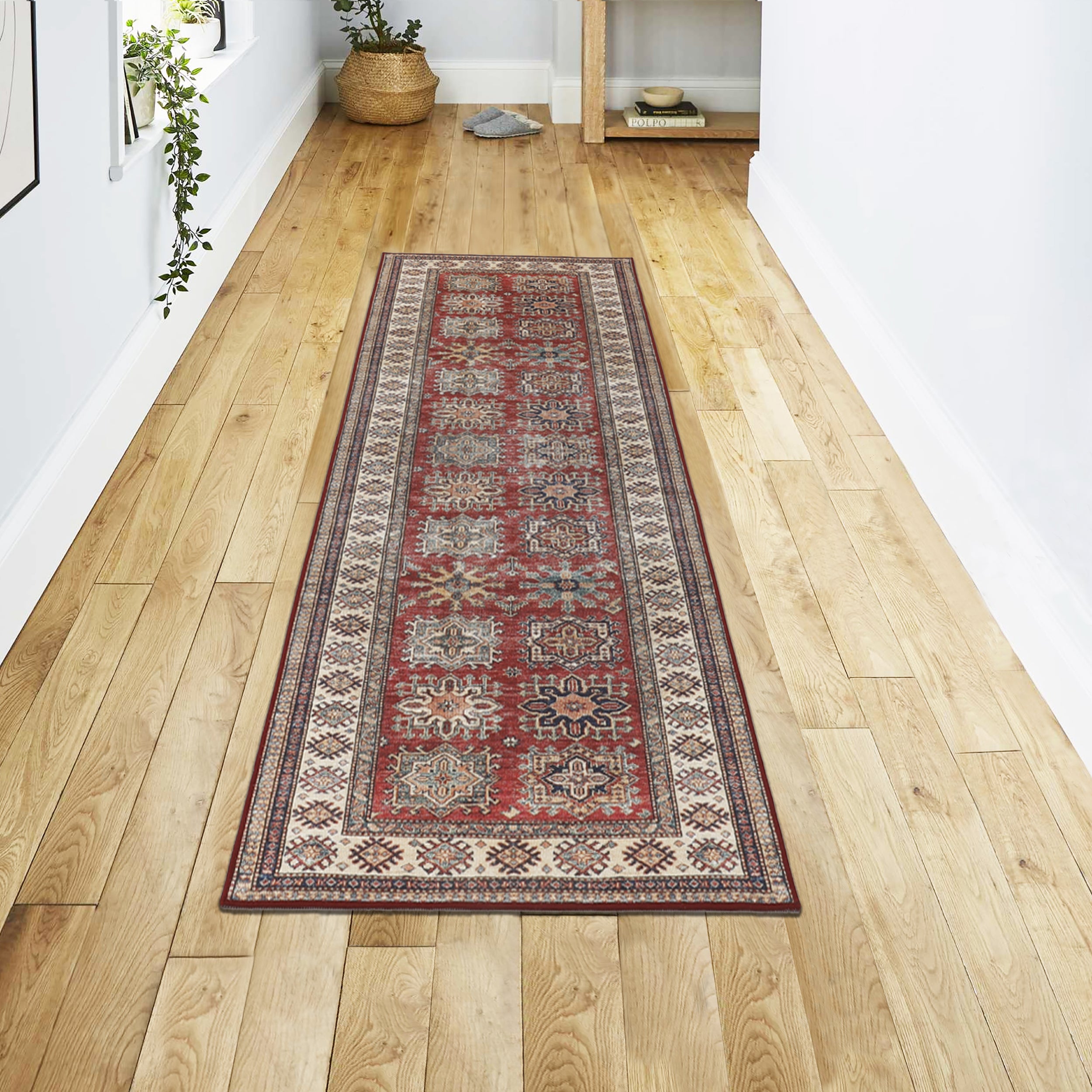 Red Minot Imagine Printed Chenille Rug