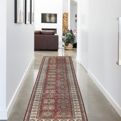 Red Minot Imagine Printed Chenille Rug