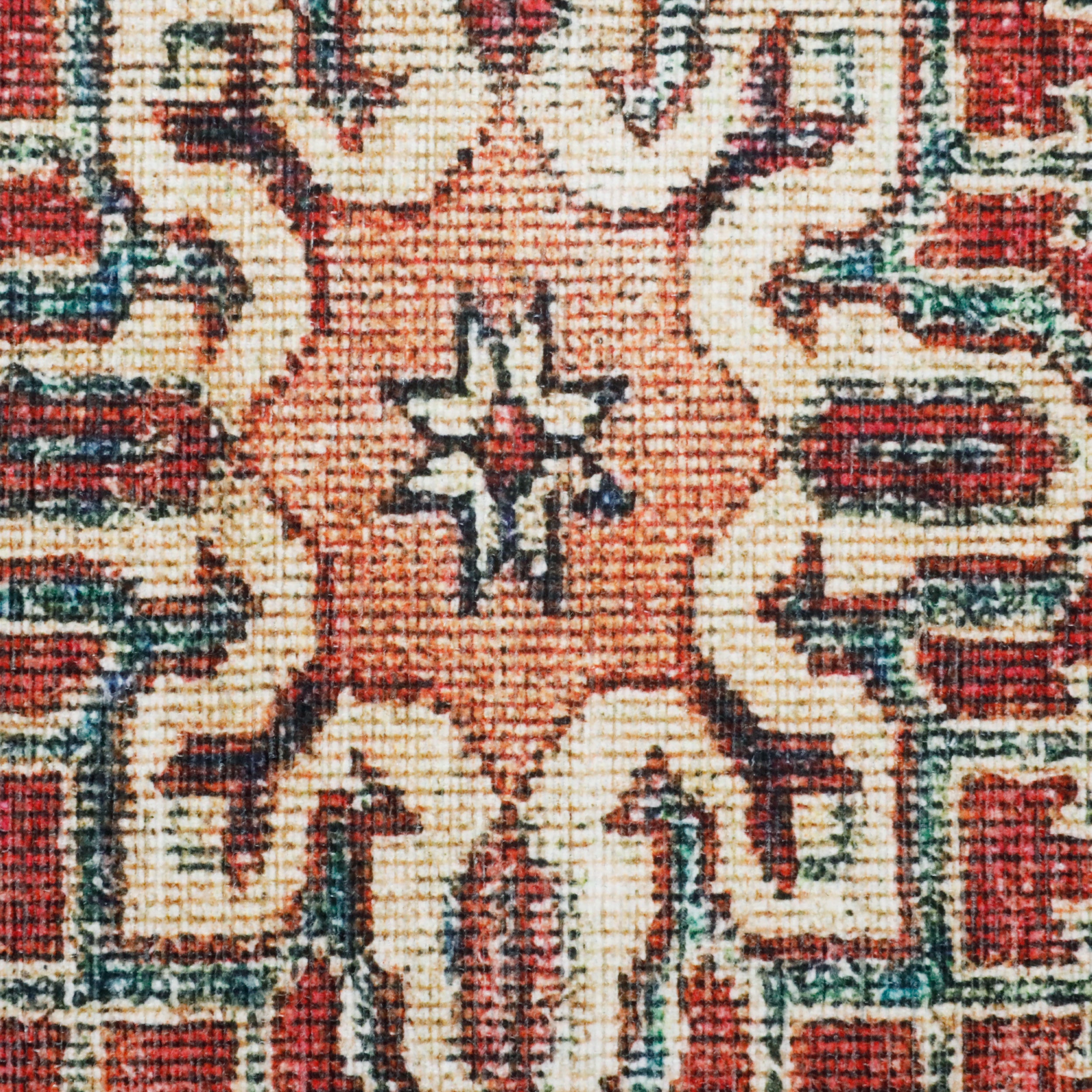 Red Minot Imagine Printed Chenille Rug