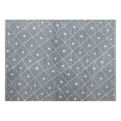 Blue Grey Seta Imagine Printed Chenille
