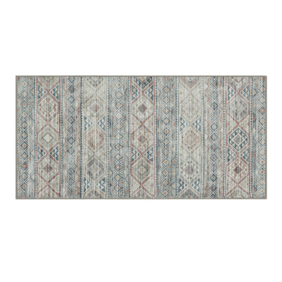 Bruno Geometric Washable Dream Mink Rugs