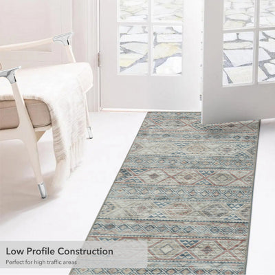 Bruno Geometric Washable Dream Mink Rugs