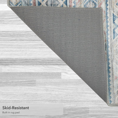 Bruno Geometric Washable Dream Mink Rugs