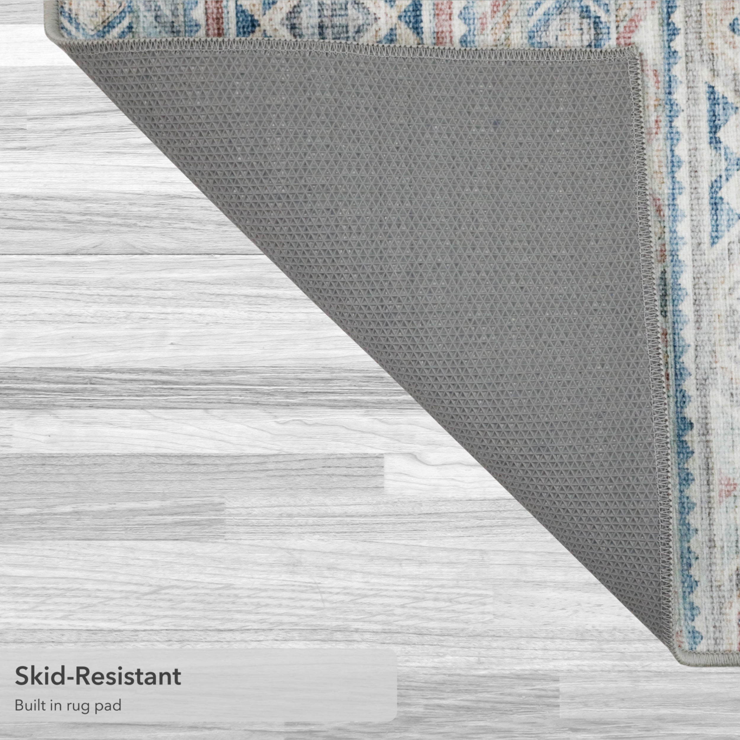 Bruno Geometric Washable Dream Mink Rugs