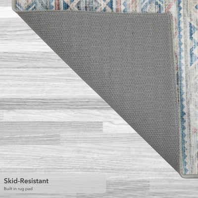 Bruno Geometric Washable Dream Mink Rugs
