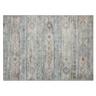 Bruno Geometric Washable Dream Mink Rugs