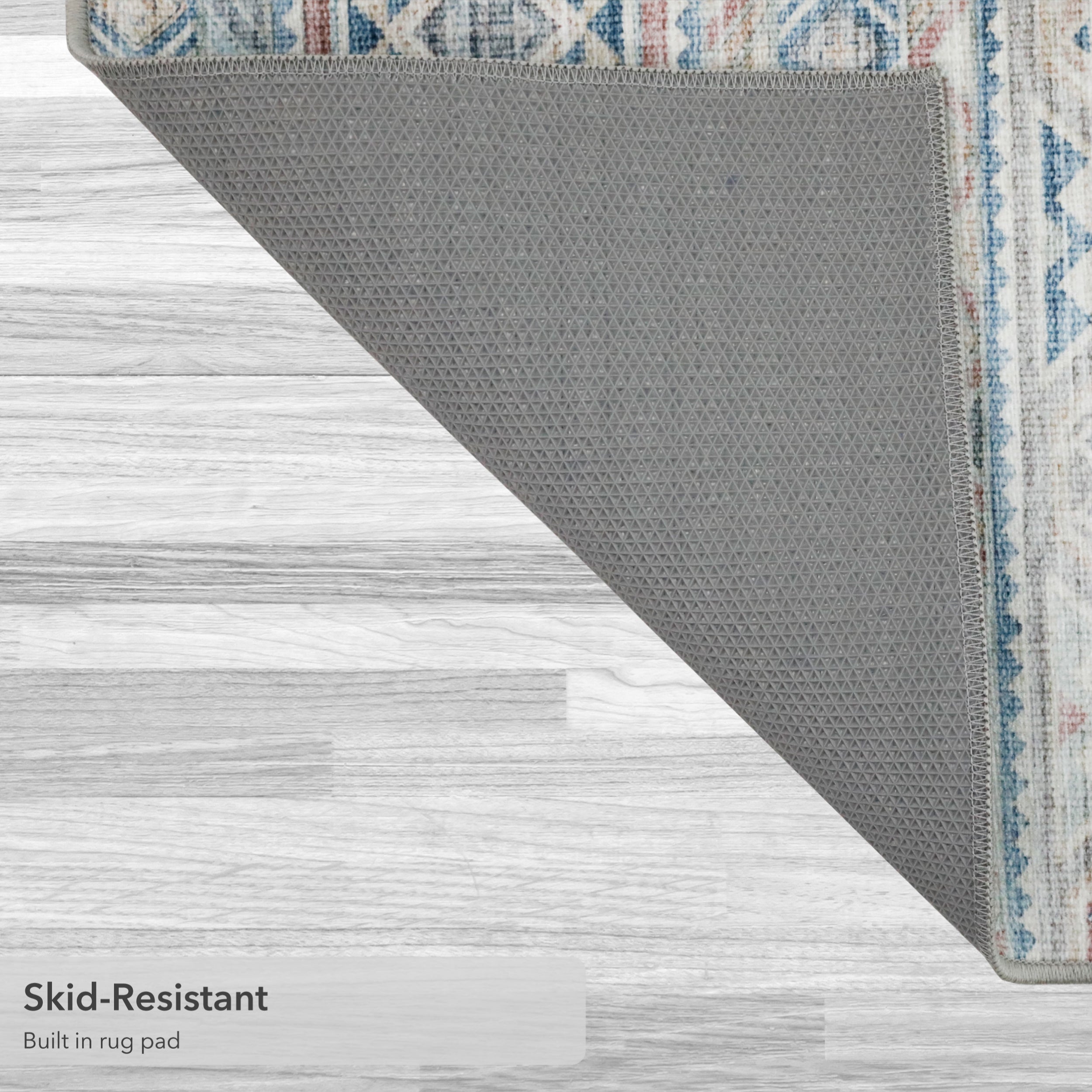 Bruno Geometric Washable Dream Mink Rugs