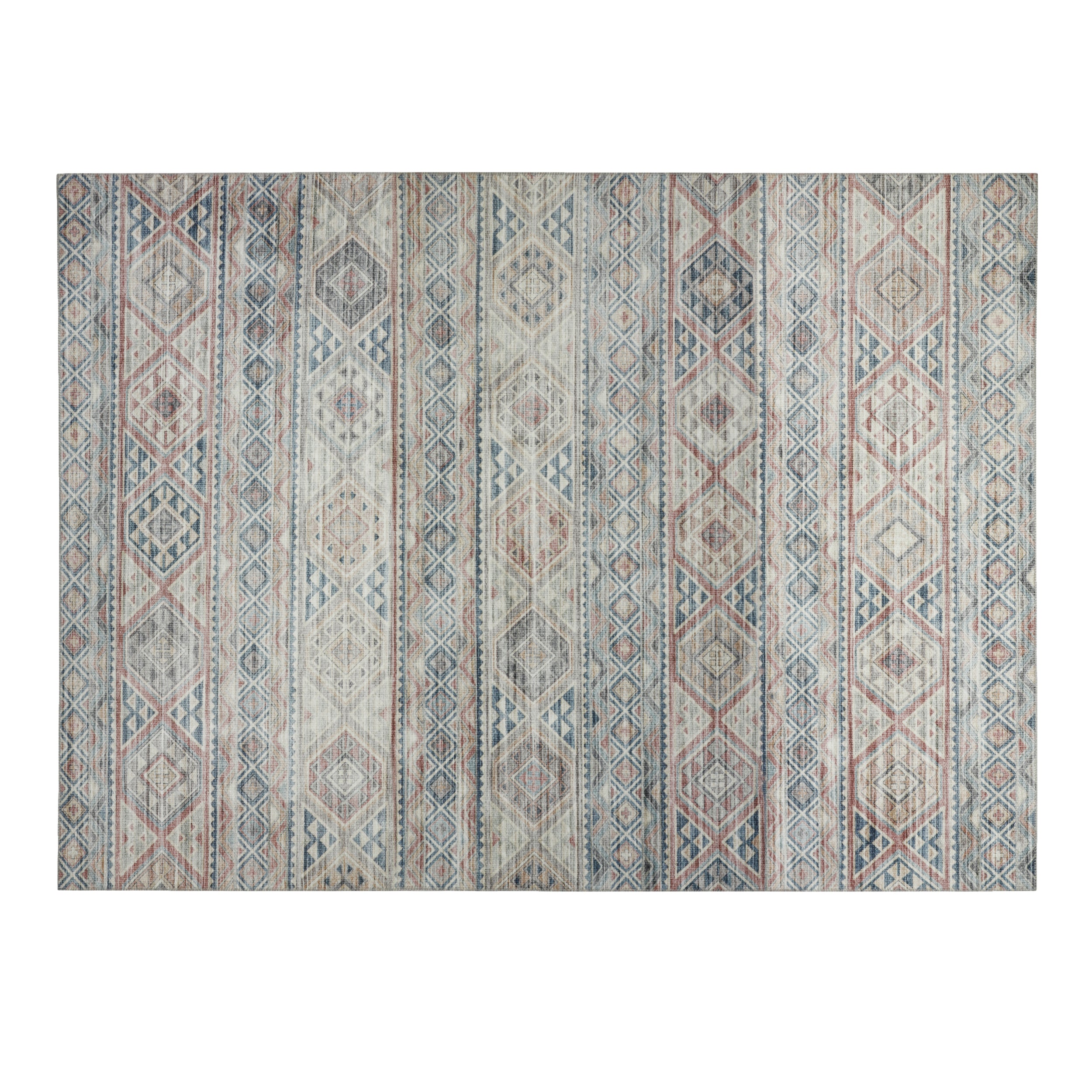 Bruno Geometric Washable Dream Mink Rugs