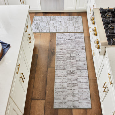 Strata Textured Washable Dream Mink Rugs