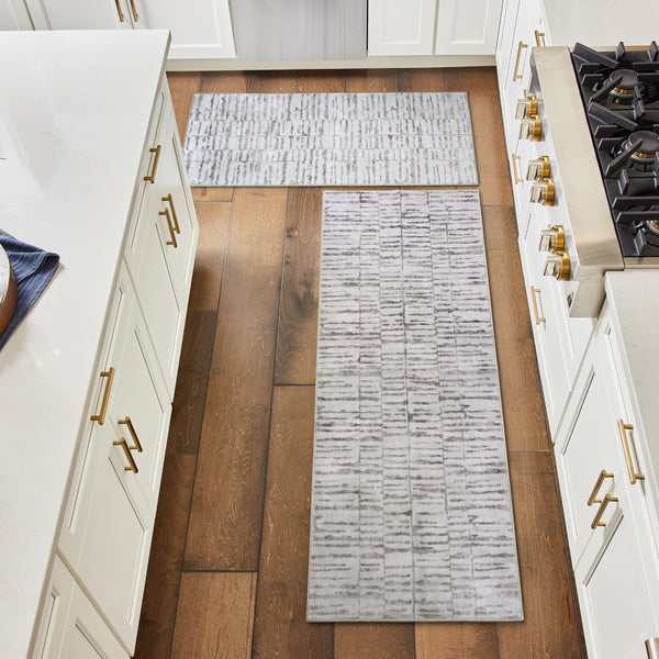 Strata Textured Washable Dream Mink Rugs