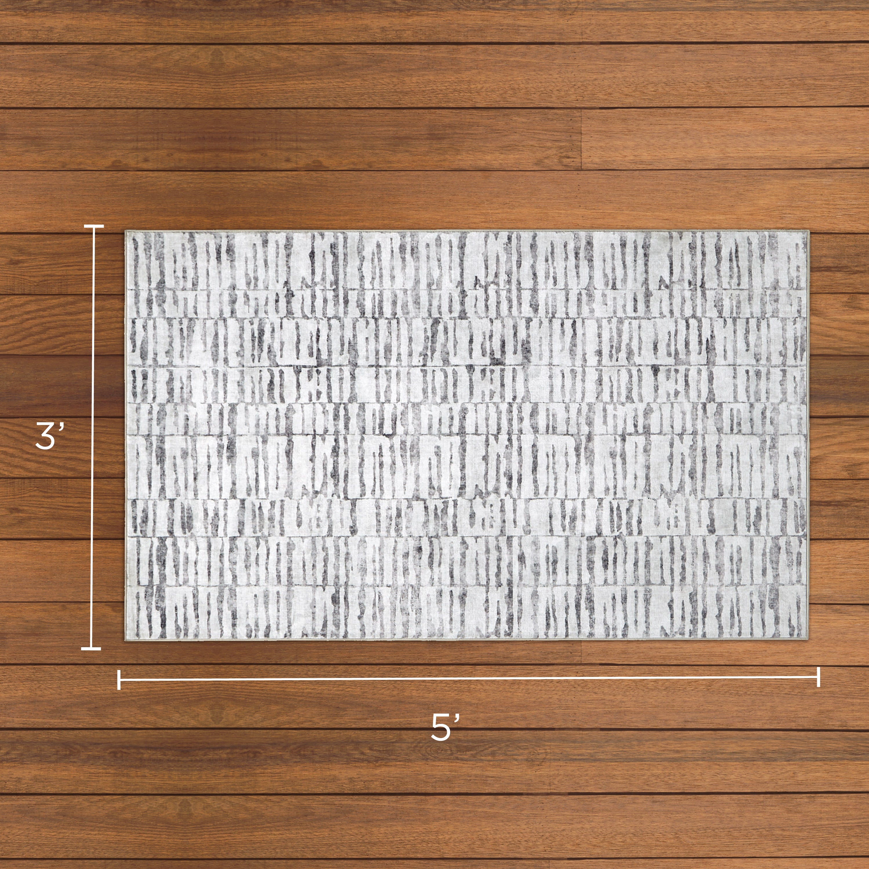 Strata Textured Washable Dream Mink Rugs