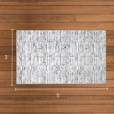 Strata Textured Washable Dream Mink Rugs