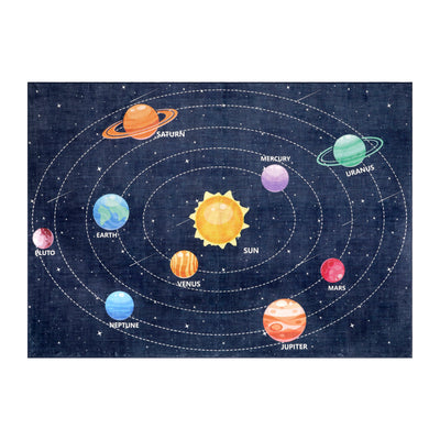 Wyatt & Ash Kids Finley Space Washable Rug