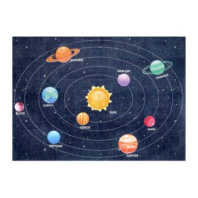 Wyatt & Ash Kids Finley Space Washable Rug